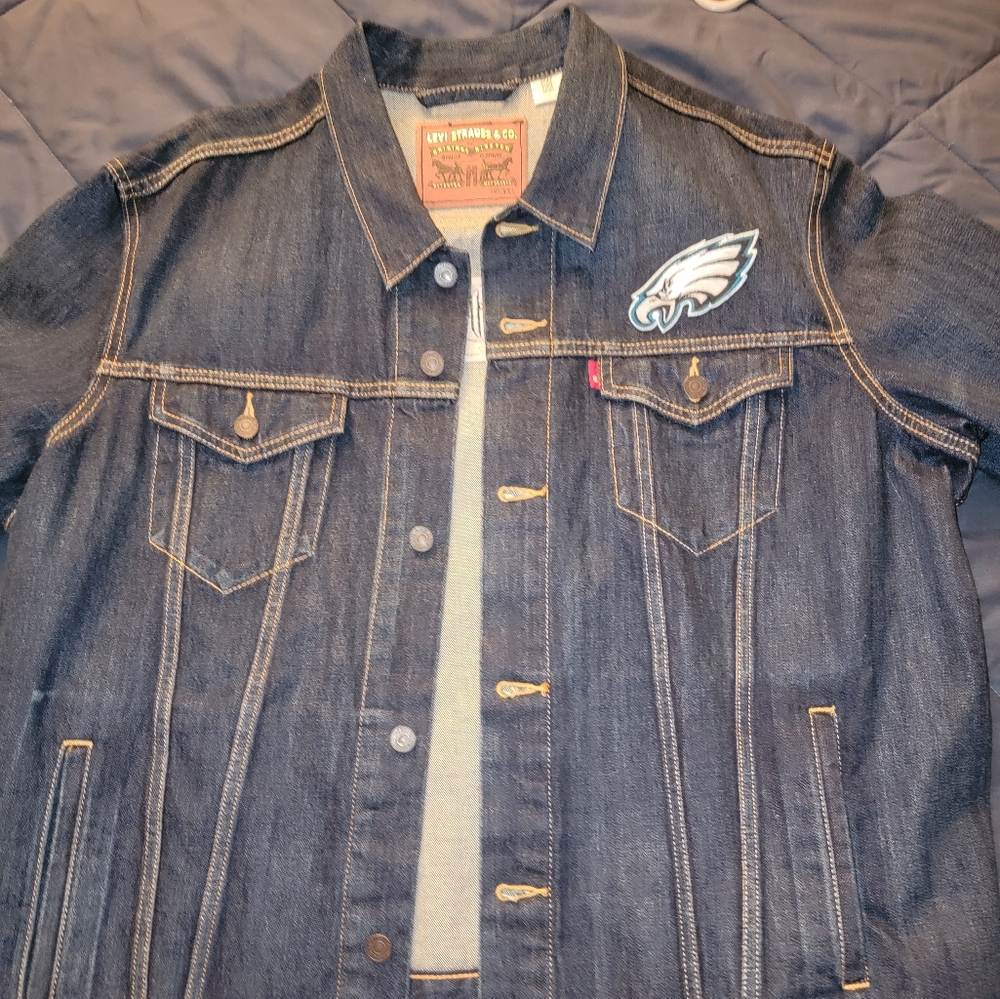 Philadelphia Eagles Levis Denim Jacket